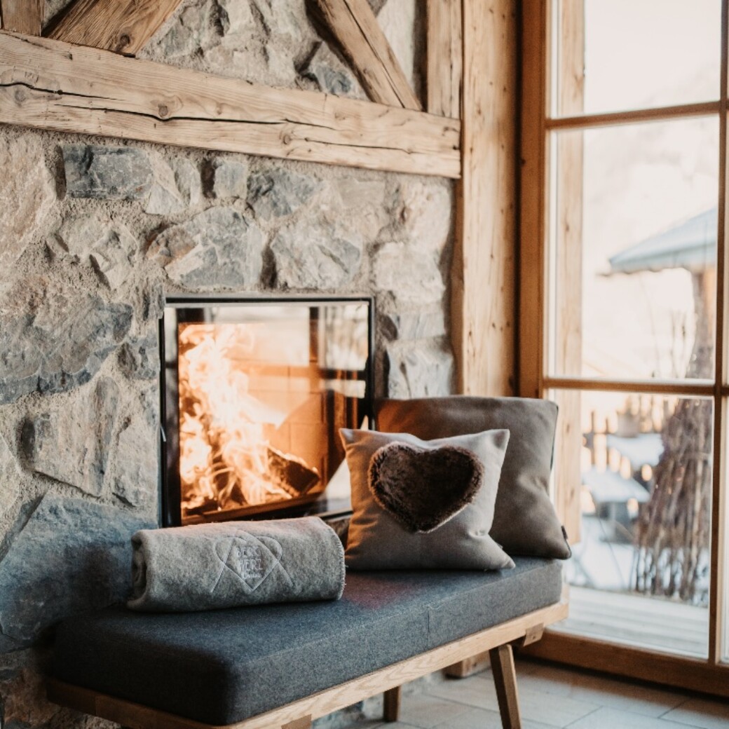 Positionierung Chalet BERGHERZ mit Kamin