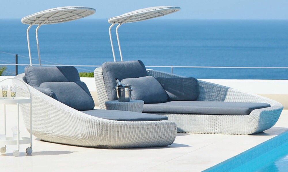 Daybed weiß Cane-line - Hotels - Resorts - Hotelmarketing M&P