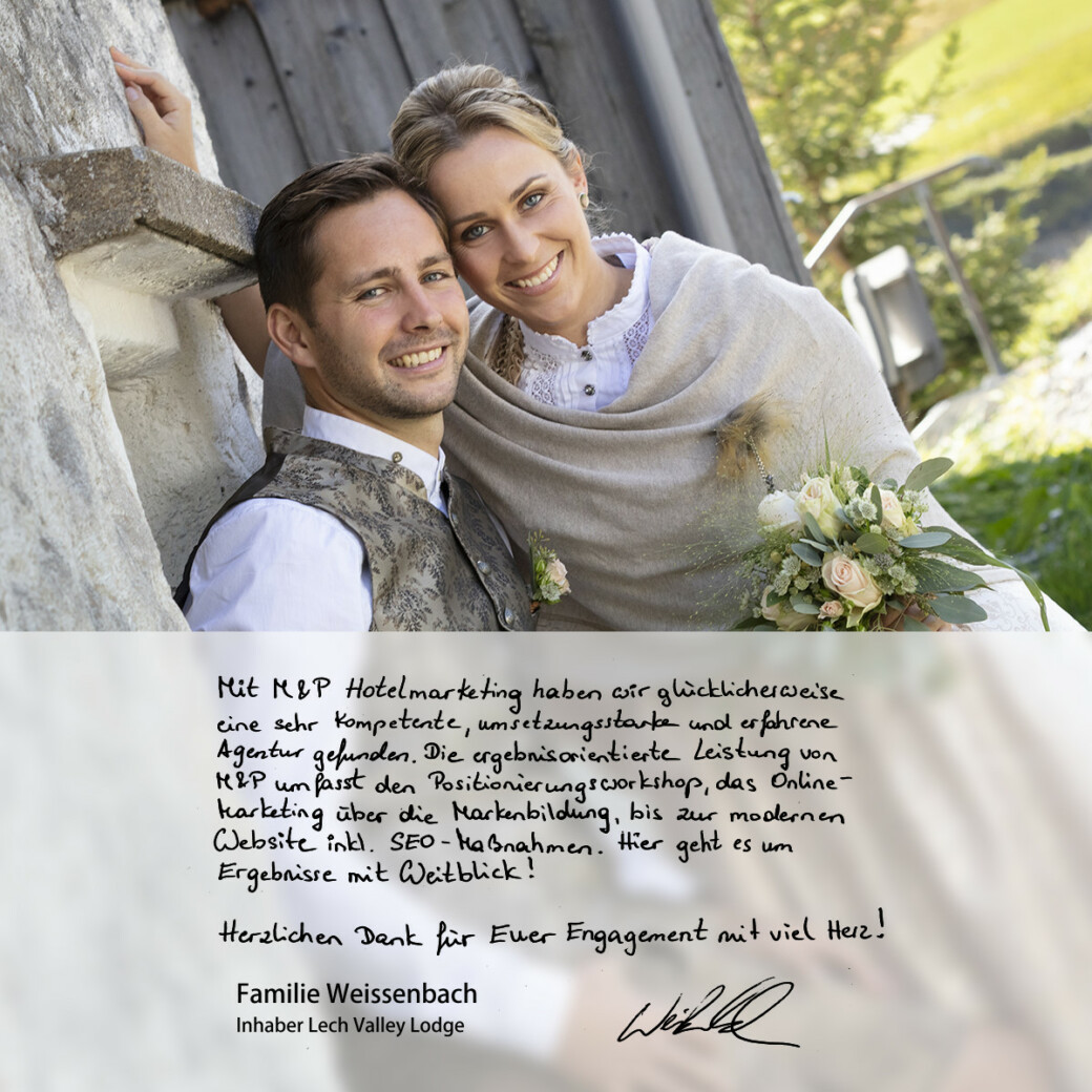 Hotelmarketing Referenz Lech Valley Lodge, Warth am Arlberg - Familie Weissenbach