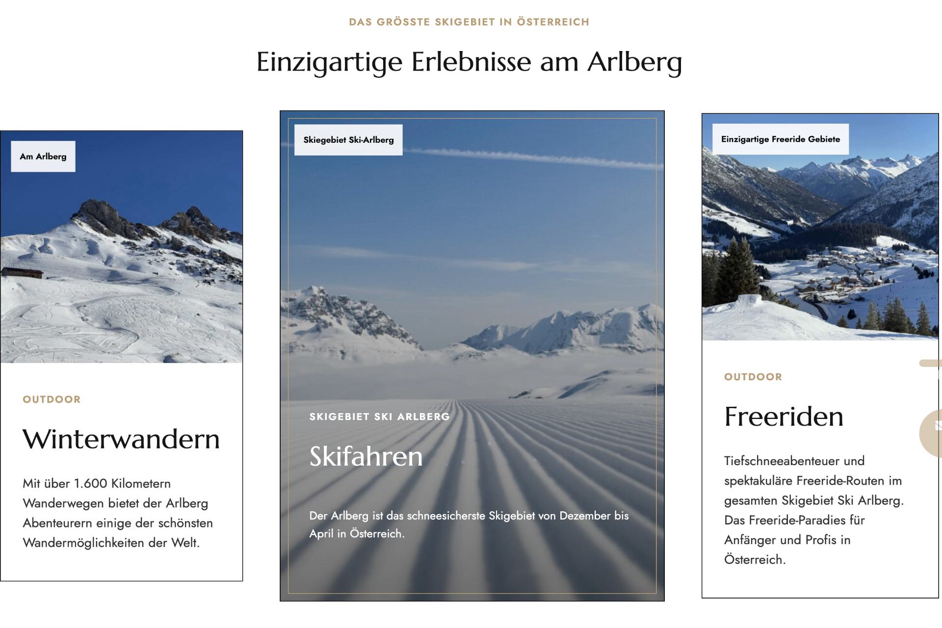 Hotelmarketing Agentur Referenz - die neue Booking Arlberg Buchungsplattform am Arlberg in Österreich – Hotelmarketing Agentur Mumme & Partner München